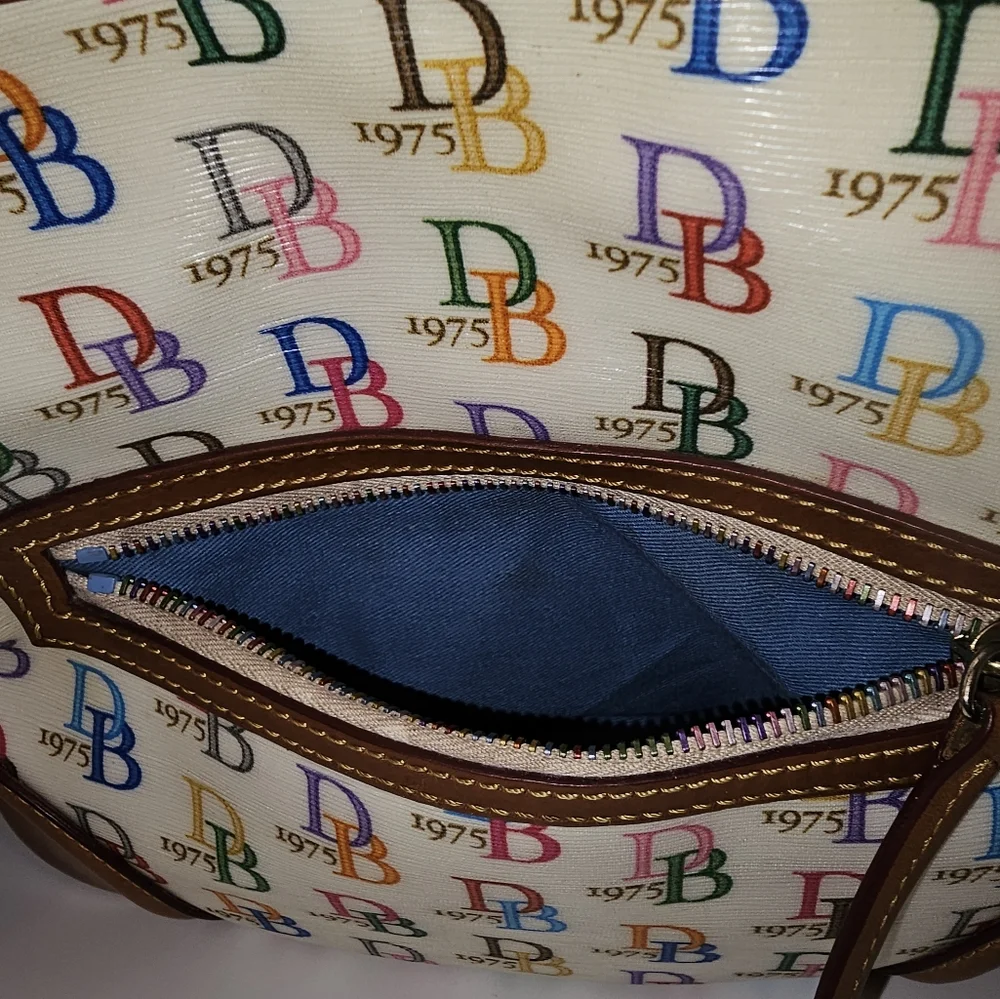 Dooney and Bourke Monogram 1975 Rainbow Purse